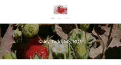 Desktop Screenshot of kaleytoddnutrition.com
